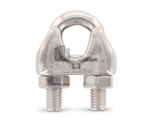 Art. 9074 A4 19 Зажим для каната нержавеющий аналог DIN 741