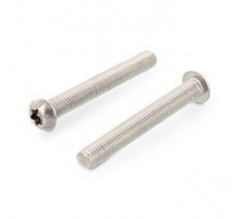 Винт с полукруглой головкой ISO 7380-1 A4 полной резьбой шлиц Torx, М4х8 мм