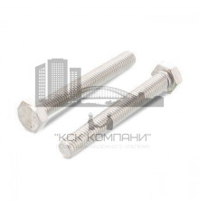 Болт с шестигранной головкой ISO 4017 A4 и полной резьбой, M16x70 мм