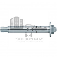 Анкер втулочный с гайкой fischer FSA B оцинкованный для бетона, M10 12х121/50 мм