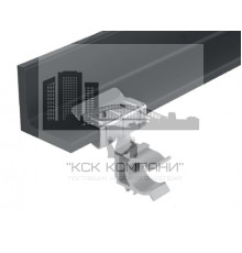 Балочный зажим под трубу BZ KT с клипсой, 3-8x25