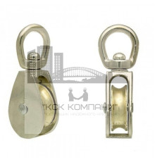 Блок одинарный для троса BOMDV с диском и вертлюгом ОЦ, 65 (2 1/2")