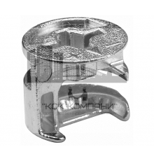 Эксцентрик мебельный ART 7303 стандартный черн. окс. сталь, 12x10.5x6 мм