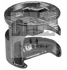 Эксцентрик мебельный ART 7303 стандартный никелир. сталь, 26x18.5x18.2x13 мм