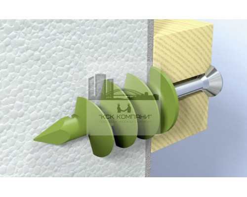 Дюбель для изоляционного материала fischer FID Green K NV экологически чистый, 25x90 мм