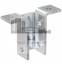 Фланец соединительный fischer FUF 8T для профилей FUS ОЦ, 43x94x137x6 мм