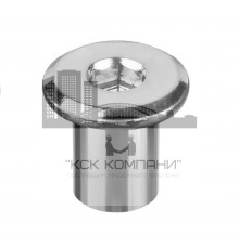 Гайка Эриксона плоская 563 С3 с внутренним шестигранником ОЦ, M6 (9x15x12) мм