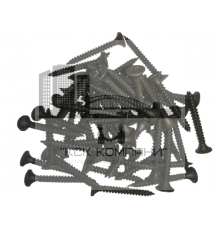 Саморез гипсокартон-металл ГКЛ ЧР для черновых работ окс. сталь, 3.5x32 мм (1000 шт)