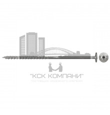 Саморез конструкционный тарельчатый fischer FPF-WT A2 с неполной резьбой шлиц TX, 6x140 мм