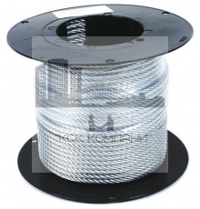 Трос для растяжки DIN 3055 не грузоподъемный средней мягкости 6х7+FC, D1