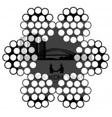 Трос грузоподъемный DIN 3060 A4 плетение 6x19, D1.5