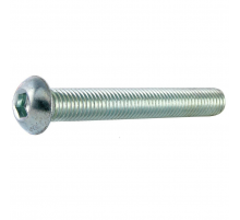 Винт полукруглый с внутренним шестигранником ISO 7380 10.9 полная резьба, M10x60 мм