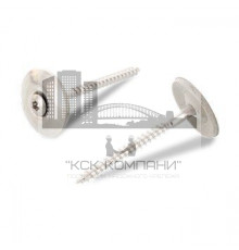 Art. 9089 A2 4,5X20 TX20 Саморез по дереву (шуруп самонарезающий) с полупотайной головкой, с шайбой 25 мм, с уплотнительной резиной EPDM