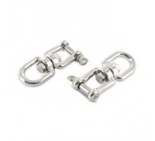 Art. 8255 A4 8 Вертлюг нержавеющий петля-вилка грузоподьёмный