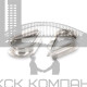 Art. 9073 A4 2,5 Коуш нержавеющий с глубокой канавкой для стальных тросов и волокнистых канатов.