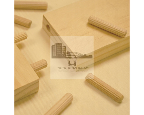 Шкант деревянный DIN 68150 мебельный береза, 10x85 мм