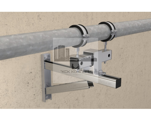 Консоль монтажная fischer FCAM FVZ усиленная гоц. сталь, 41x41x2.5-600 мм