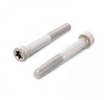 Винт с цилиндрической головкой ISO 14579 A2 с насечками полная резьба шлиц Torx, M8x60 мм