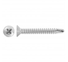Саморез оконный со сверлом DIN 7504 O A2 потайная головка шлиц PH, 5.5x90 мм