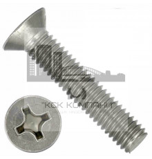 Винт с потайной головкой DIN 965 A2 полной резьбой шлиц PH, M2.5x18 мм