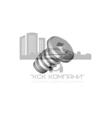 Втулка М10х 15,3 х17, левая резьба по дереву , плоский фланец, SW10, оц., арт.318F