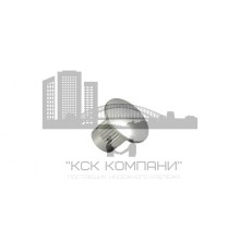 Стяжка межсекц. (гайка) с накаткой, полукруг. без шлица М4/6х10, цинк черный., арт.607A