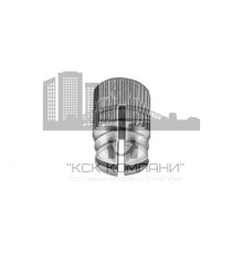 Муфта латунь М6/8x11.5 с распорным шариком