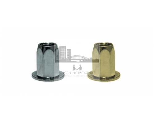 Заклепка гаечная 4 х 0.7 оц. шестигранная с фланцем, вытяжная L=11мм
