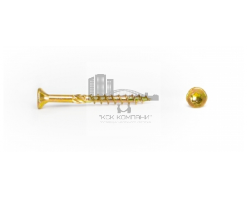 Саморез для дер.констр. 5 х 80 б.ц. потай. Torx 25 (200 шт.)