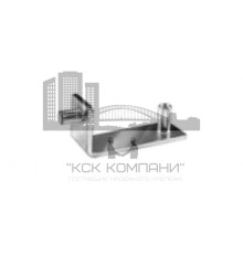 Кронштейн угловой центральной балки M4, с цапфой 6,4х10 оц., арт.7994