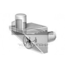 Полкодерж.пластиковый с саморезом, RAL9005 черный, арт.7856