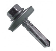 Шуруп HE5-R-Z19 5.5х80 для крепления              профилированных листов к металлоконструкциям до   12.5мм