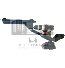 Пистолет-адаптер на шуруповерт HIMTEXtools, для картриджей, 400мл